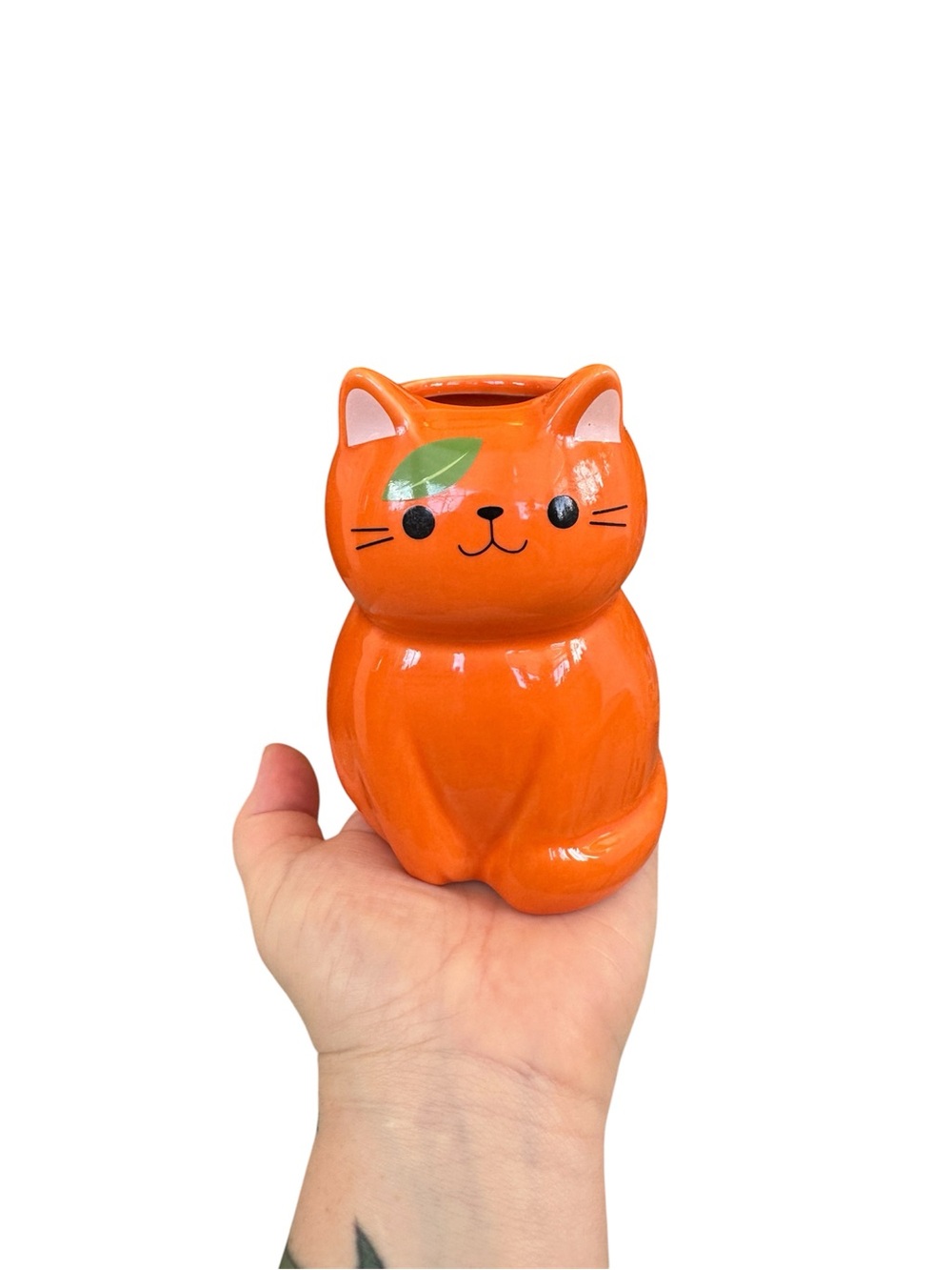 “Tangy” Ceramic Pen Holder Cat Figurine. Animal Crossing” Video Game Series. New - Picture 7 of 13